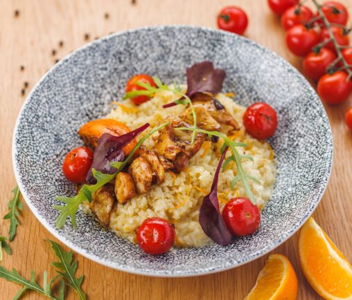 RISOTO GRILLITUD KALMAARIGA